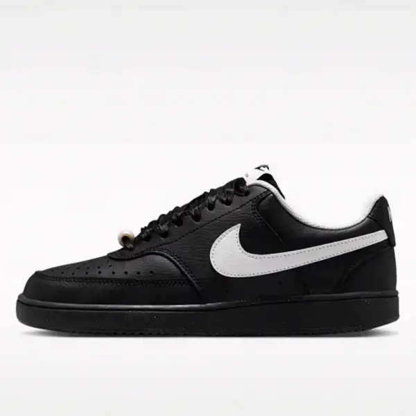 Nike dama Court Vision Low Black White