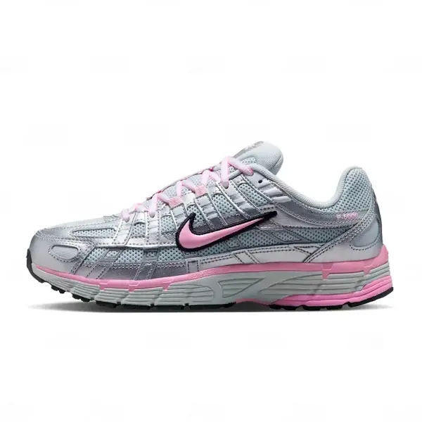 Nike dama P-6000 Pure Platinum Metallic Silver Black