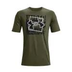 Polo Varon Under Armour Fitness Boxed Symbol Outline Verde (1366442-390) (( CMMT ))