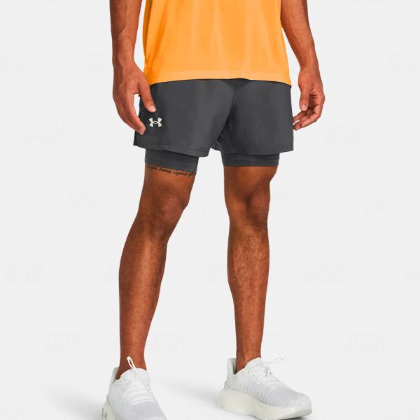 Short Varon Under Armour Launch 2 en 1 (1382640-025)