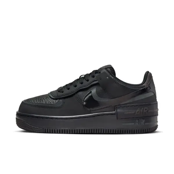 Nike Dama Air Force 1 Low Shadow Triple Black - FB7582-001