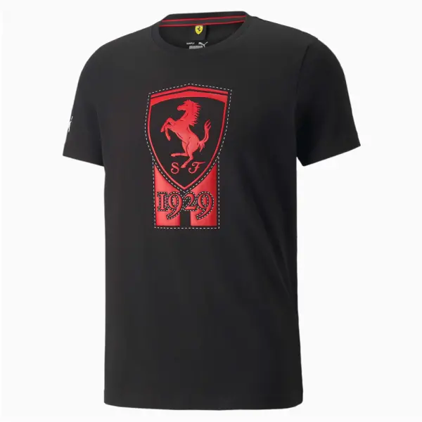 Polo Varon Puma FERRARI RACE HERITAGE BIG SHIELD TEE (533754-01) (( CMMT )) MOTORSPORT