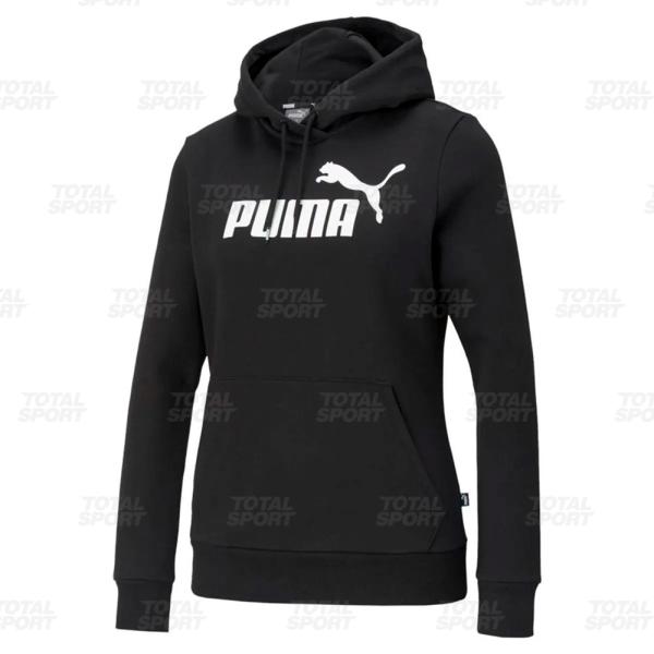 Hoodie Dama Sw Puma Ess Logo Capucha Bolsillo - 586788-01