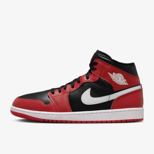 Jordan 1 Mid Varon Gym Rojo Negro Blanco 2024 - DQ8426-061