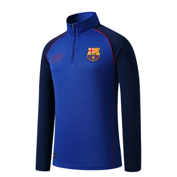 Chaqueta Varon 1/2 half zip FC Barcelona (BCNLS526102-NV1)