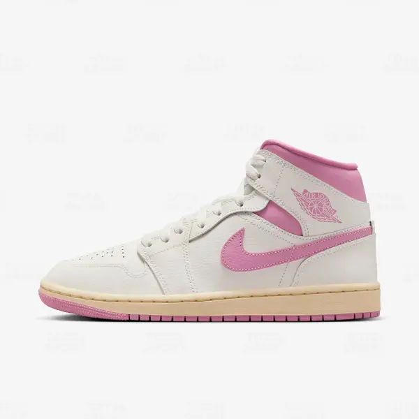 Jordan 1 Mid Dama Sail Pink Coconut Milk - BQ6472-162