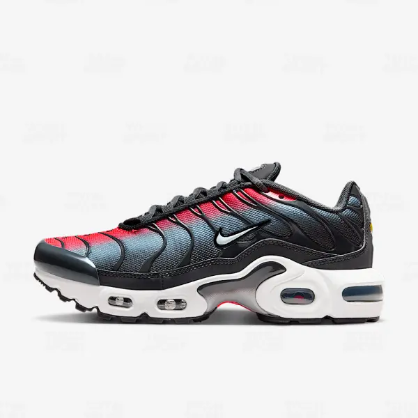 Juvenil Nike Air Max Plus Bright Crimson Anthracite Gs - CD0609-604