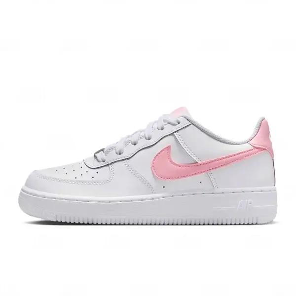 Juvenil Nike Air Force 1 Low White Medium Soft Pink (GS) (CT3839-115)