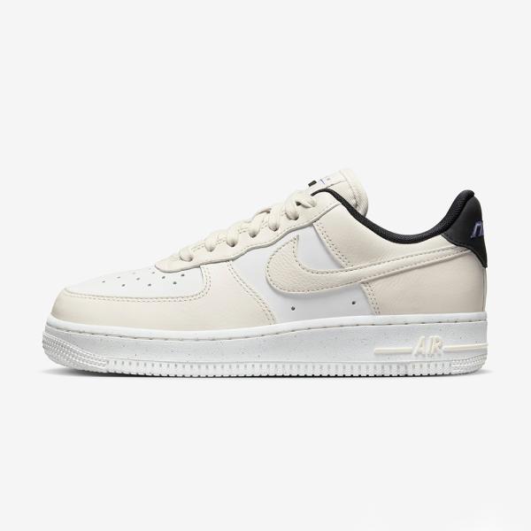 Nike Dama Air Force 1 Low Coconut Milk Black - DZ2708-101