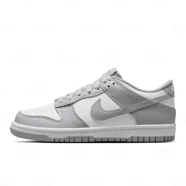 Juvenil Nike Dunk Low White Light Smoke Grey (GS) (FB9109-123)