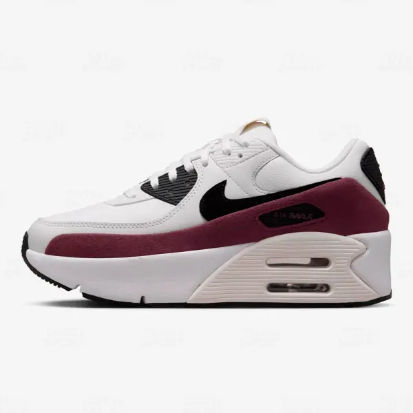 Nike Dama Air Max 90 Lv8 Sail Night Maroon Phantom - FD4328-107
