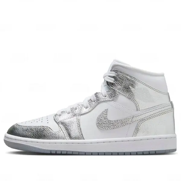 Jordan 1 Mid Dama SE Metallic Silver (FN5031-100)