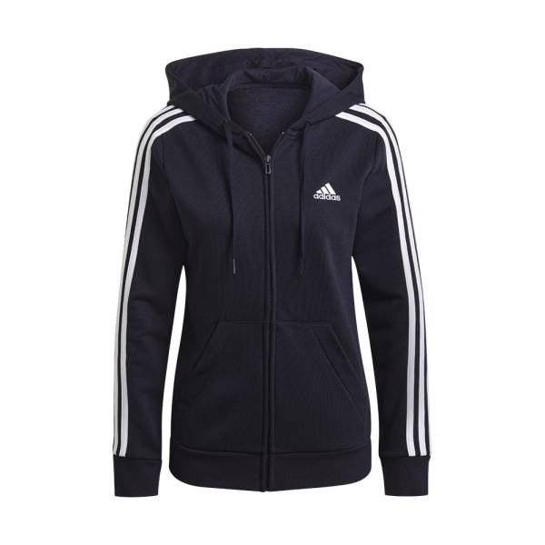 Casaca Dama Adidas Essentials French Terry 3 Stripes Full Zip Gl0804 Producto en Trainer Sport Tcq - GL0804