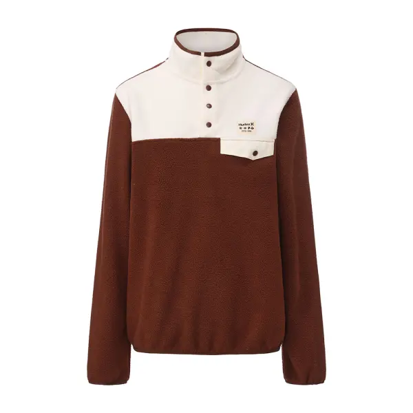 Chaqueta con botones Dama Hurley CLAYRIDGE FLEECE (HZ262P60037-222)