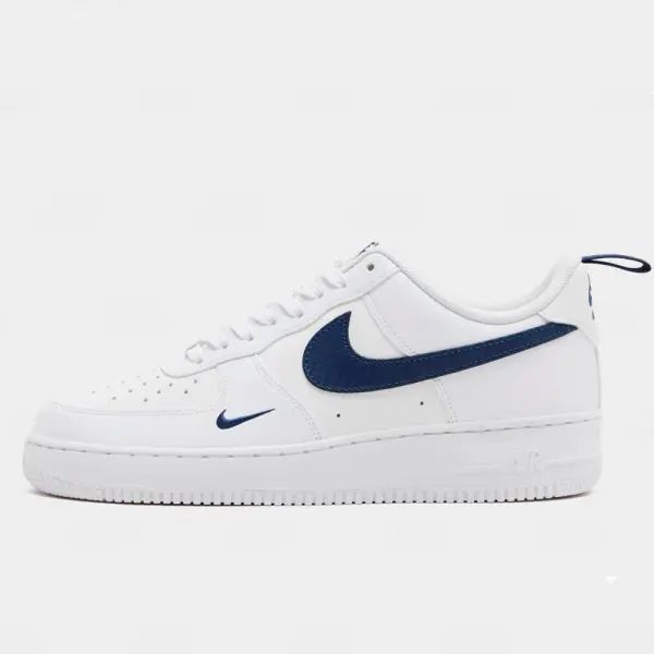 Nike Varon Air Force 1 Low ’07 LV8 Carbon Fiber Swoosh White Midnight Navy (IR5599-100)
