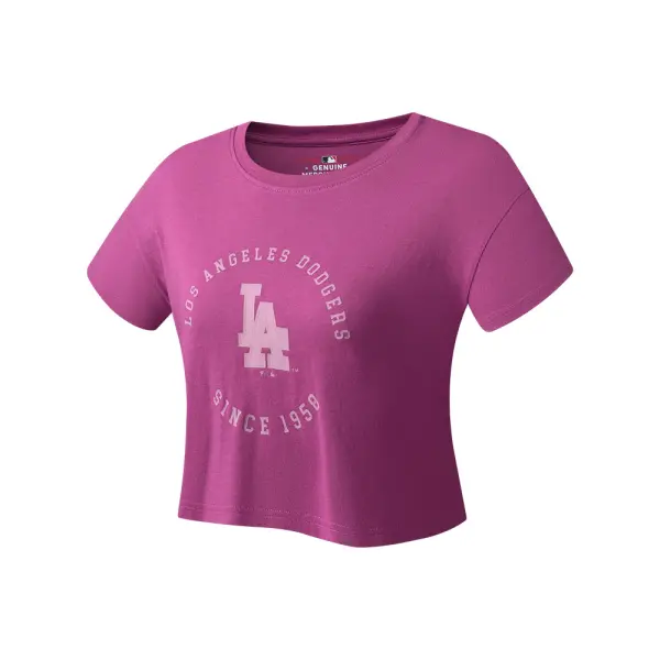 Polo crop top Los Angeles Dodgers MLB (MLBCT625212-PR1)