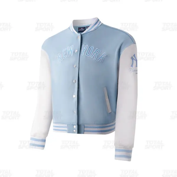 Varisty Jacket Dama Mlb New York Yankees Fexpro Mlbjk624202 Bl1 - MLBJK624202-BL1