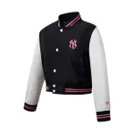 Varsity Jacket Dama New York Yankees MLB Logo Pearly (MLBJK626102-BK1)