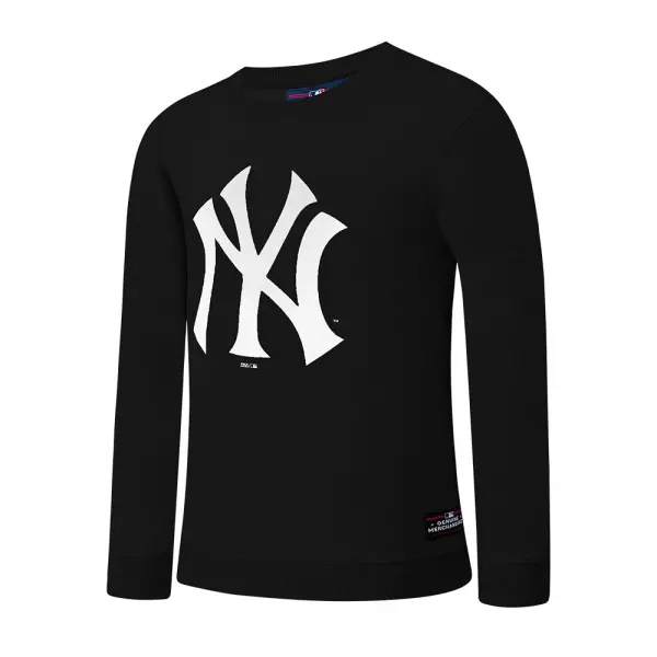 Polo manga larga casual Varon New York Yankees Big Logo (MLBSW52205-BK1)