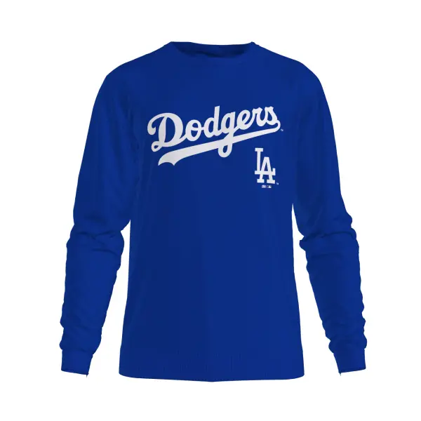 Polo manga larga Varon Los Angeles Dodgers MLB (MLBSW52205-BLU) (( CMMT ))