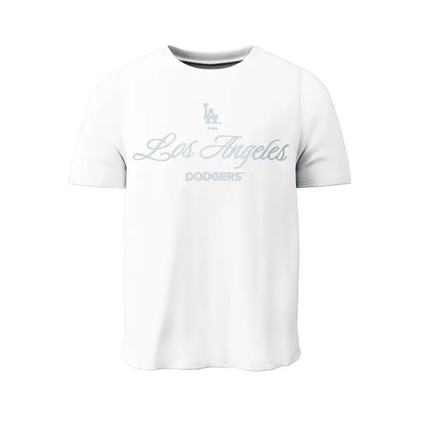 Polo Varon Los Angeles Dodgers MLB back logo (MLBTS526104-WH1)