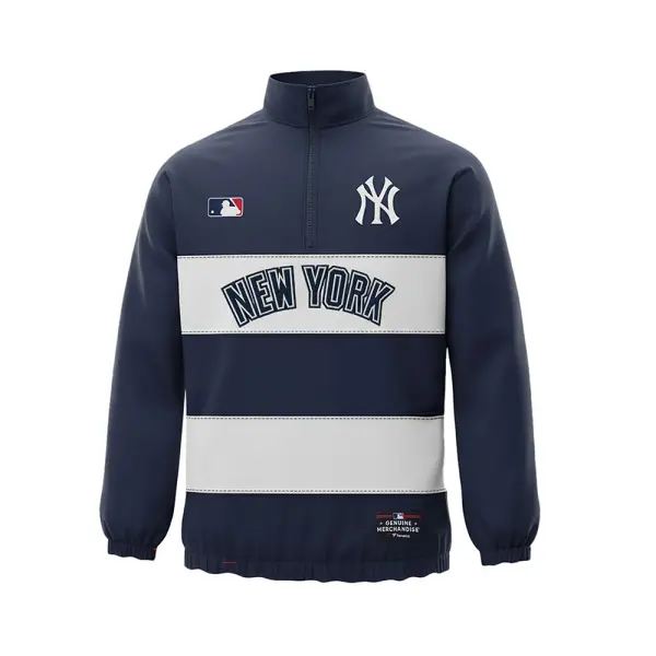Chaqueta Varon 1/2 zip New York Yankees MLB (MLBWR526101-NV1)