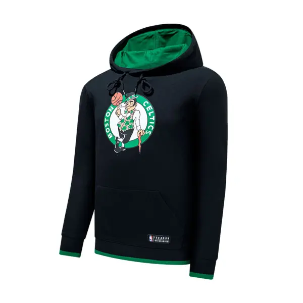 Hoodie Varon Boston Celtics NBA FEXPRO (capucha + bolsillo) (NBAHD521001-BLK4)