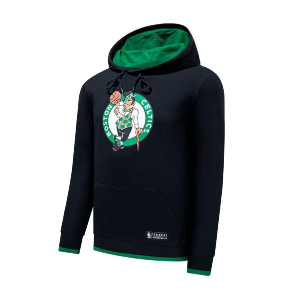 Hoodie Varon Boston Celtics NBA FEXPRO (capucha + bolsillo) (NBAHD521001-BLK4)