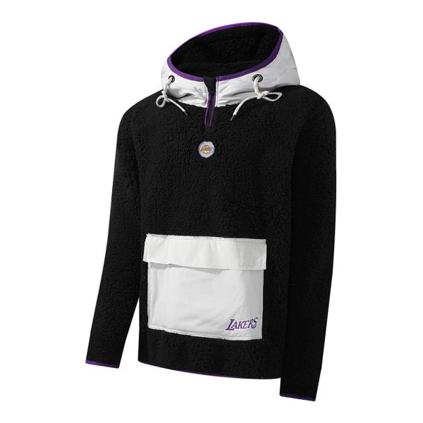 Chaqueta con Capucha Varon 1 2 Zip Nba los Angeles Lakers Fexpro - NBAJK524107-BK1