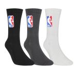 Medias Varon Ba Nba Logo Pack de 3 Pares Fexpro Nbaso500007j Wh1 - NBASO500007J-WH1