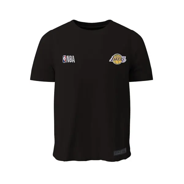 Polo Varon Los Angeles Lakers NBA FRONT LOGO (NBATS526105-BK2)