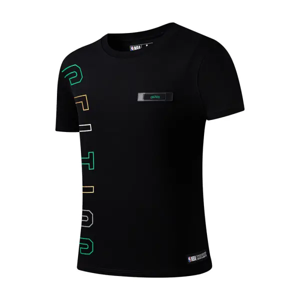 Polo Varon Boston Celtics logo (NBATS526112-BK1)