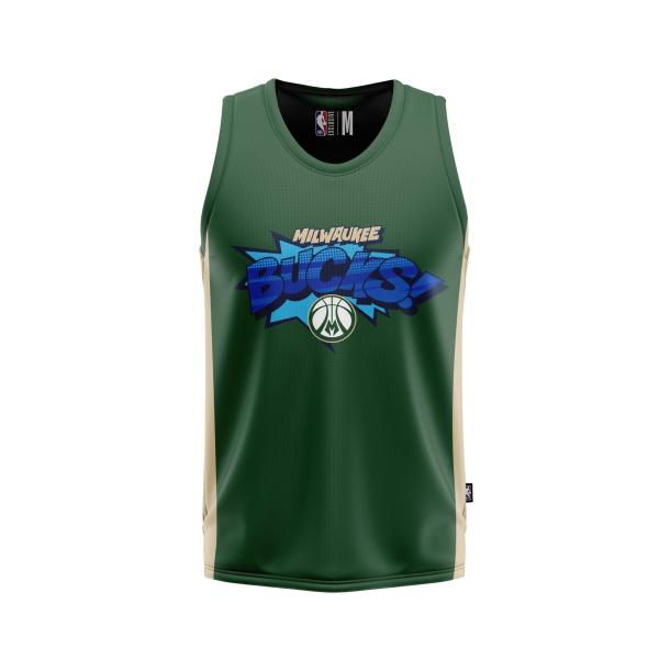 Jersey Nba Milwaukee Bucks Fexpro - NBATT523201-GN1
