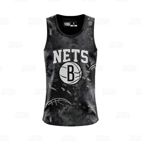 Jersey Nba Brooklyn Nets Fexpro Nbatt523208 Bk1 - NBATT523208-BK1