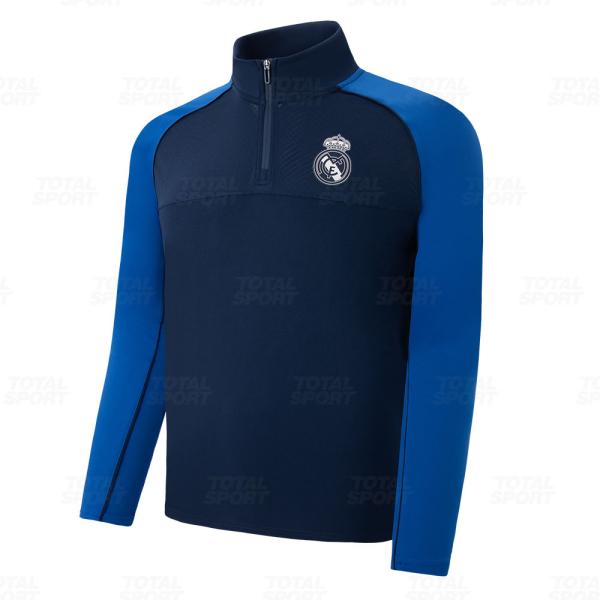 Chaqueta Varon 1 2 Zip Fu Real Madrid Cf Hala Madrid Fexpro Rmdls524201 Nv2 - RMDLS524201-NV2