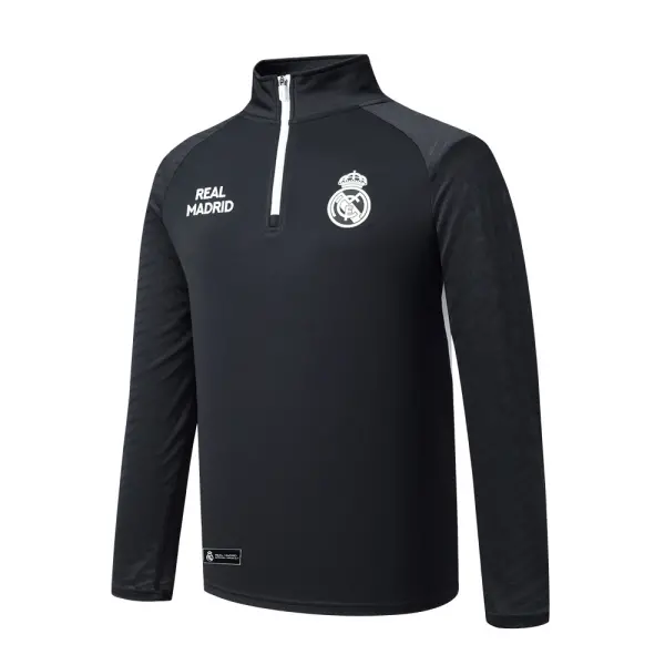 Chaqueta Varon 1 2 Zip Fu Real Madrid Cf Hala Madrid Fexpro Rmdls525101 Bk1 - RMDLS525101-BK1