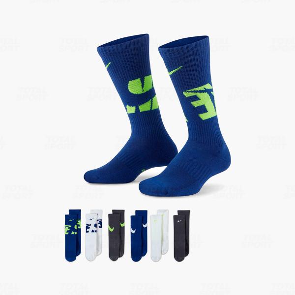 Medias Niños Nike Larga Everyday (pack de 6) (SK0066-955)